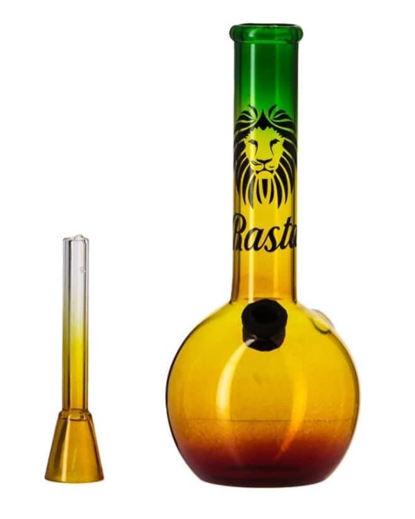 Pipe à eau micro Rasta en verre