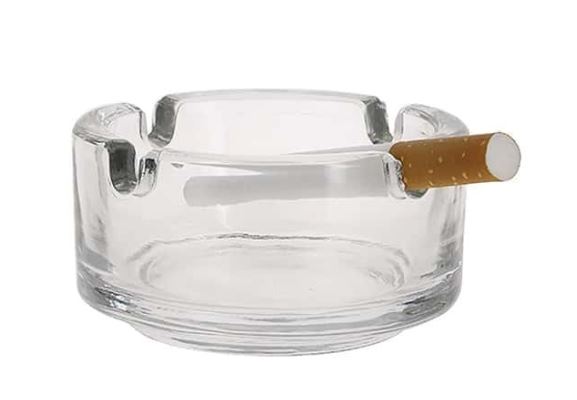 Mini cendrier en verre