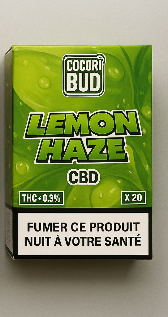 Cigarettes CBD - Goût Lemon Haze