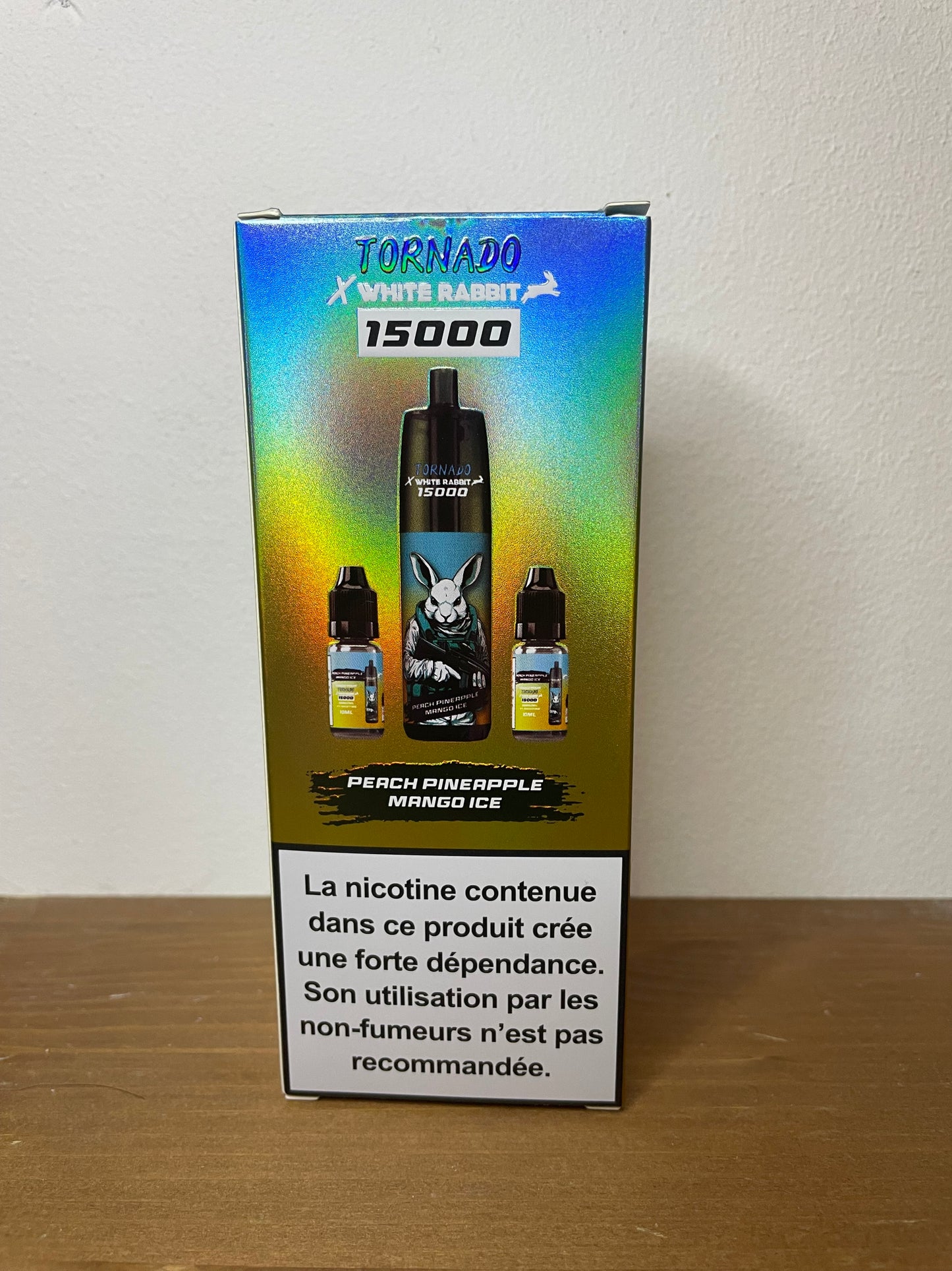 Tornado x White Rabbit 15000 Puff CBD – Saveur Peach Pineapple Mango Ice
