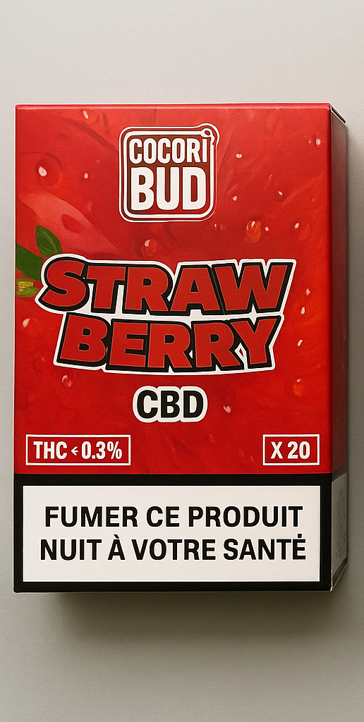 Cigarettes CBD - Goût Strawberry